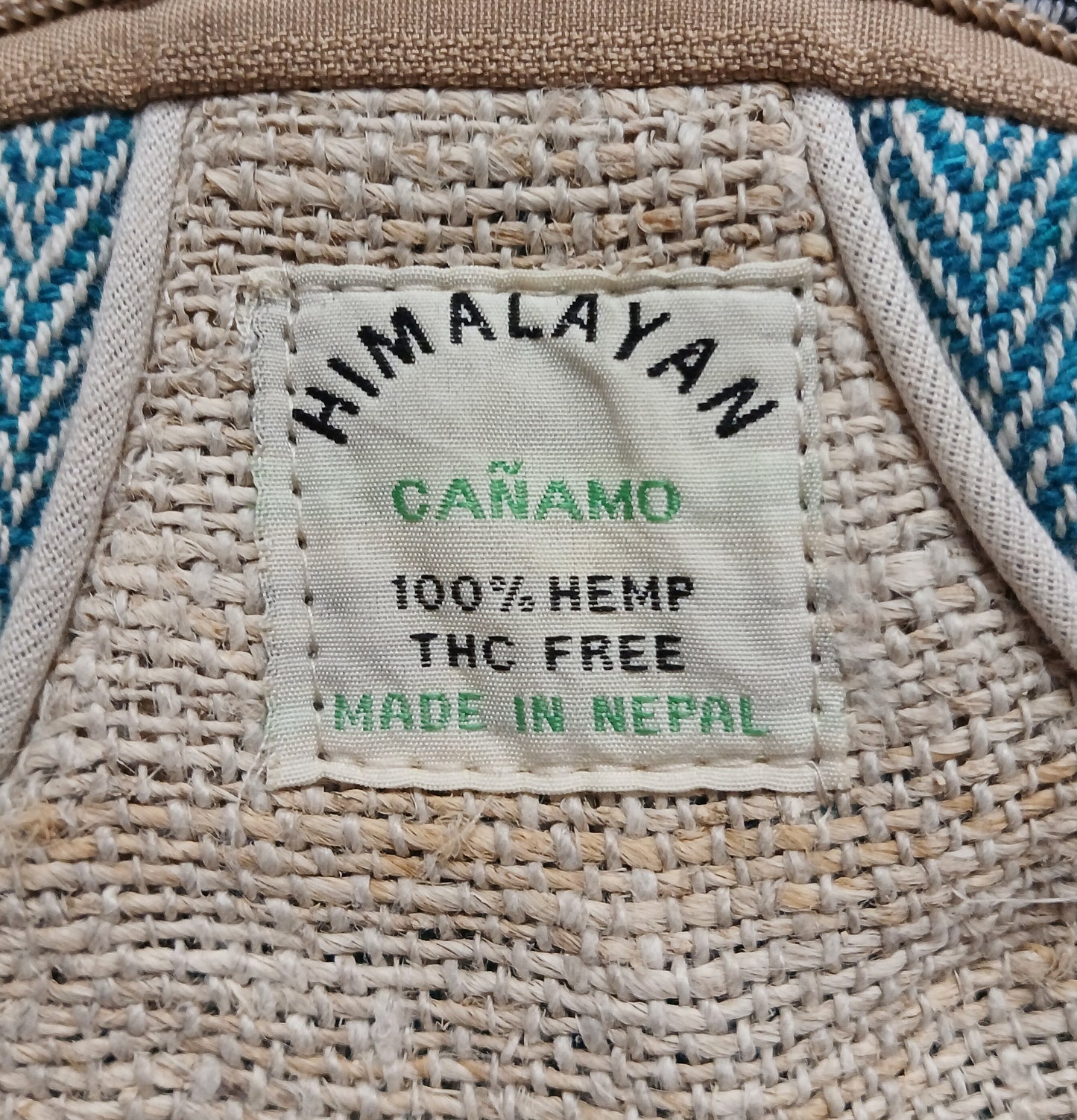 Medium Hemp Backpack- Rainbow Nomad