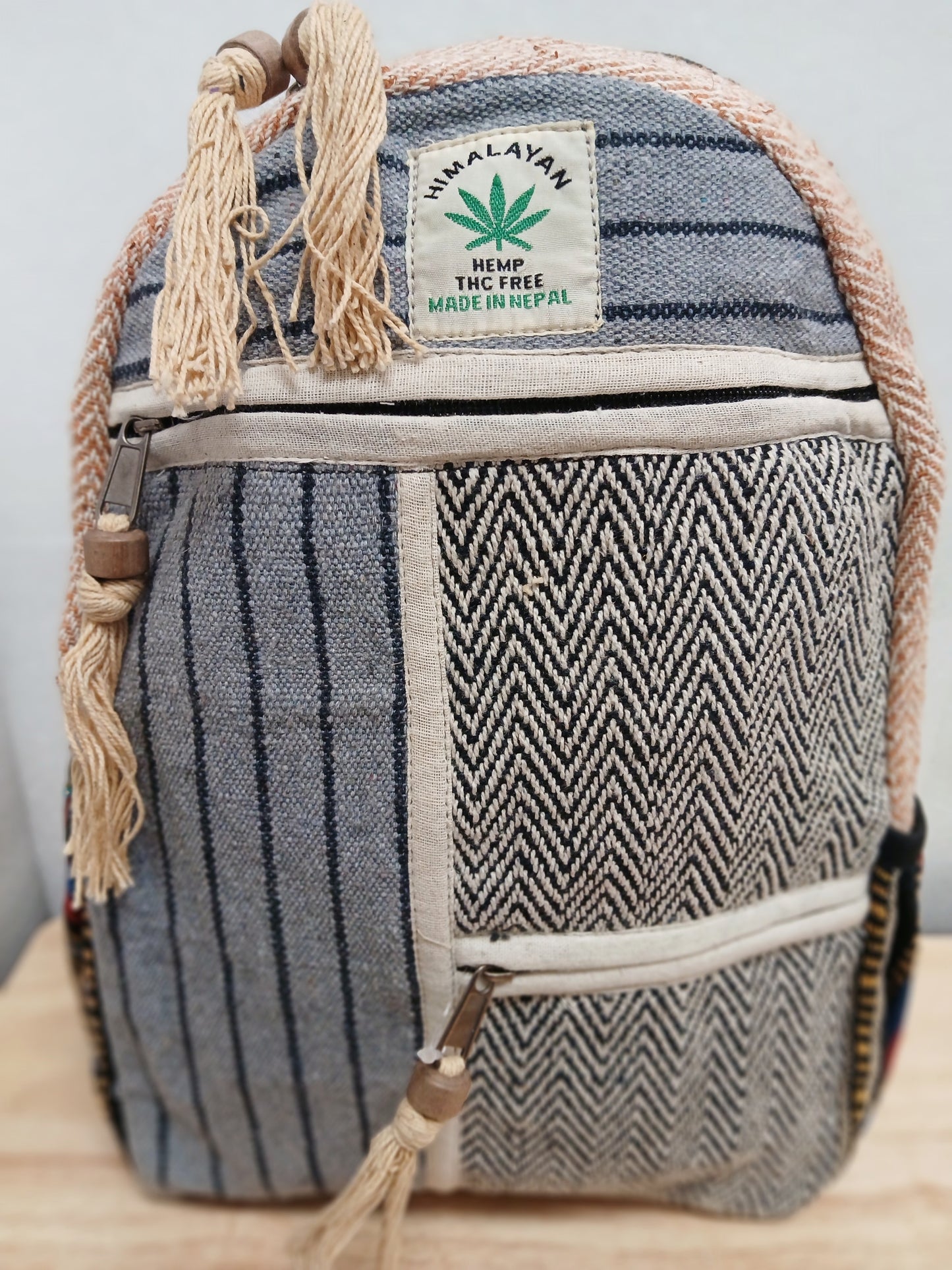 Medium Hemp Backpack- Desert Dusk