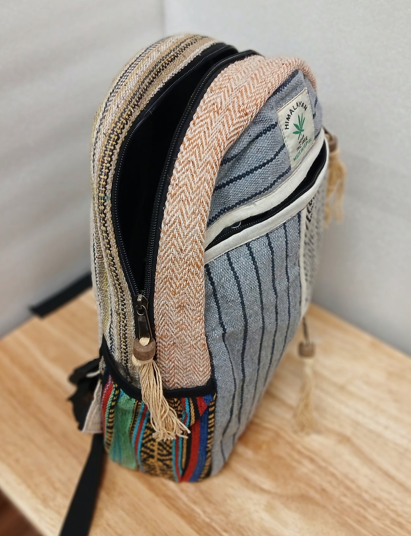 Medium Hemp Backpack- Desert Dusk