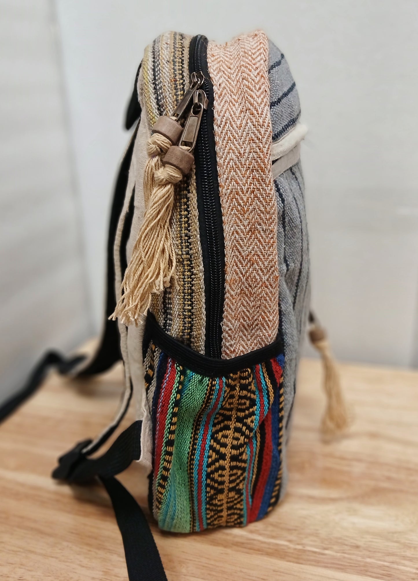 Medium Hemp Backpack- Desert Dusk