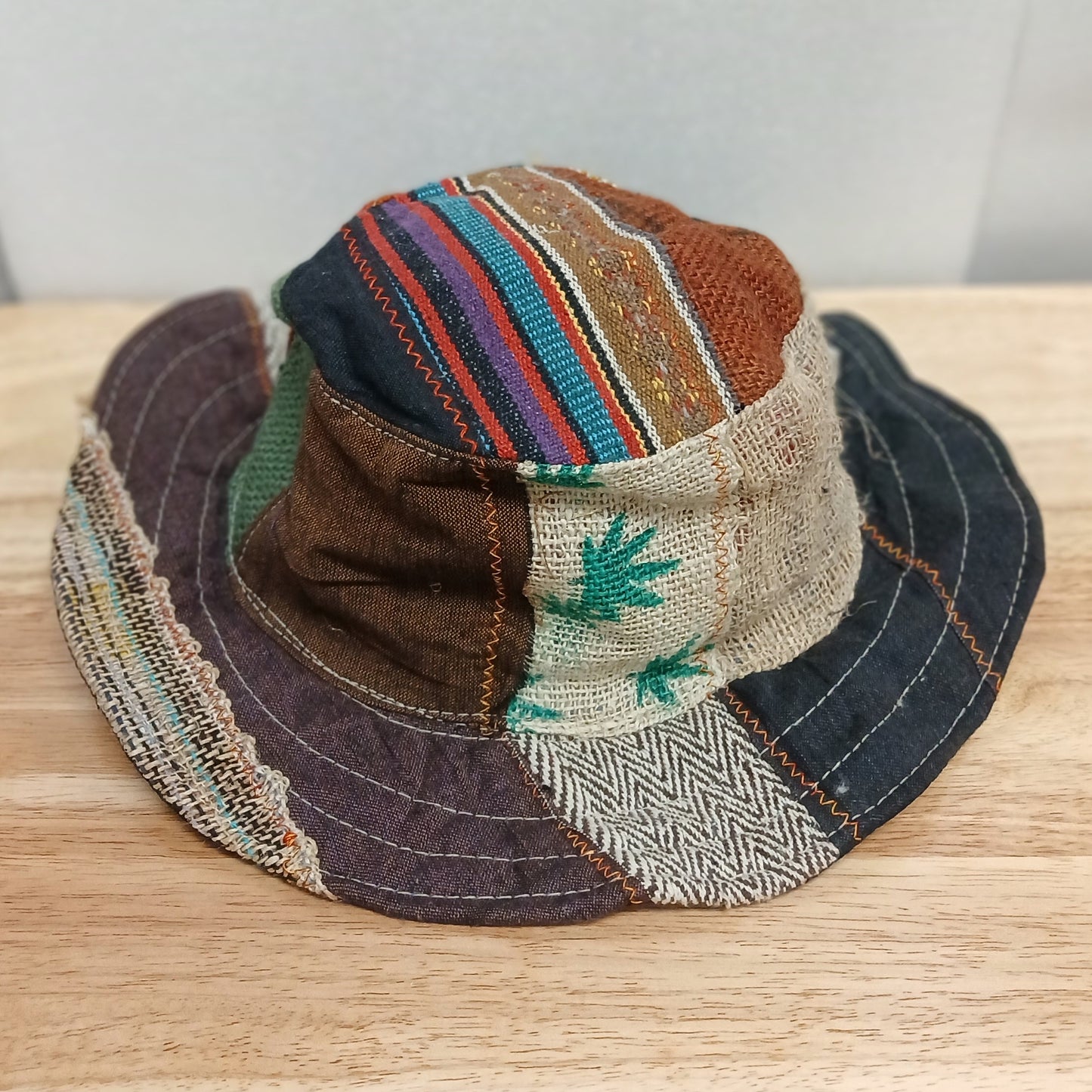 Patchwork Boho Bucket Hat (Assorted Styles)