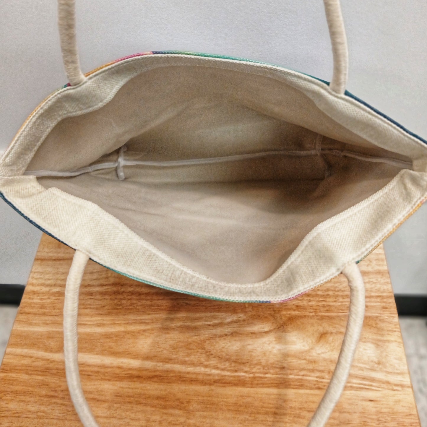 Jute Rope Handle Tote