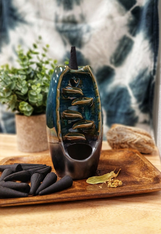 Backflow Magic Ceramic Incense Burner - Waterfall Flow