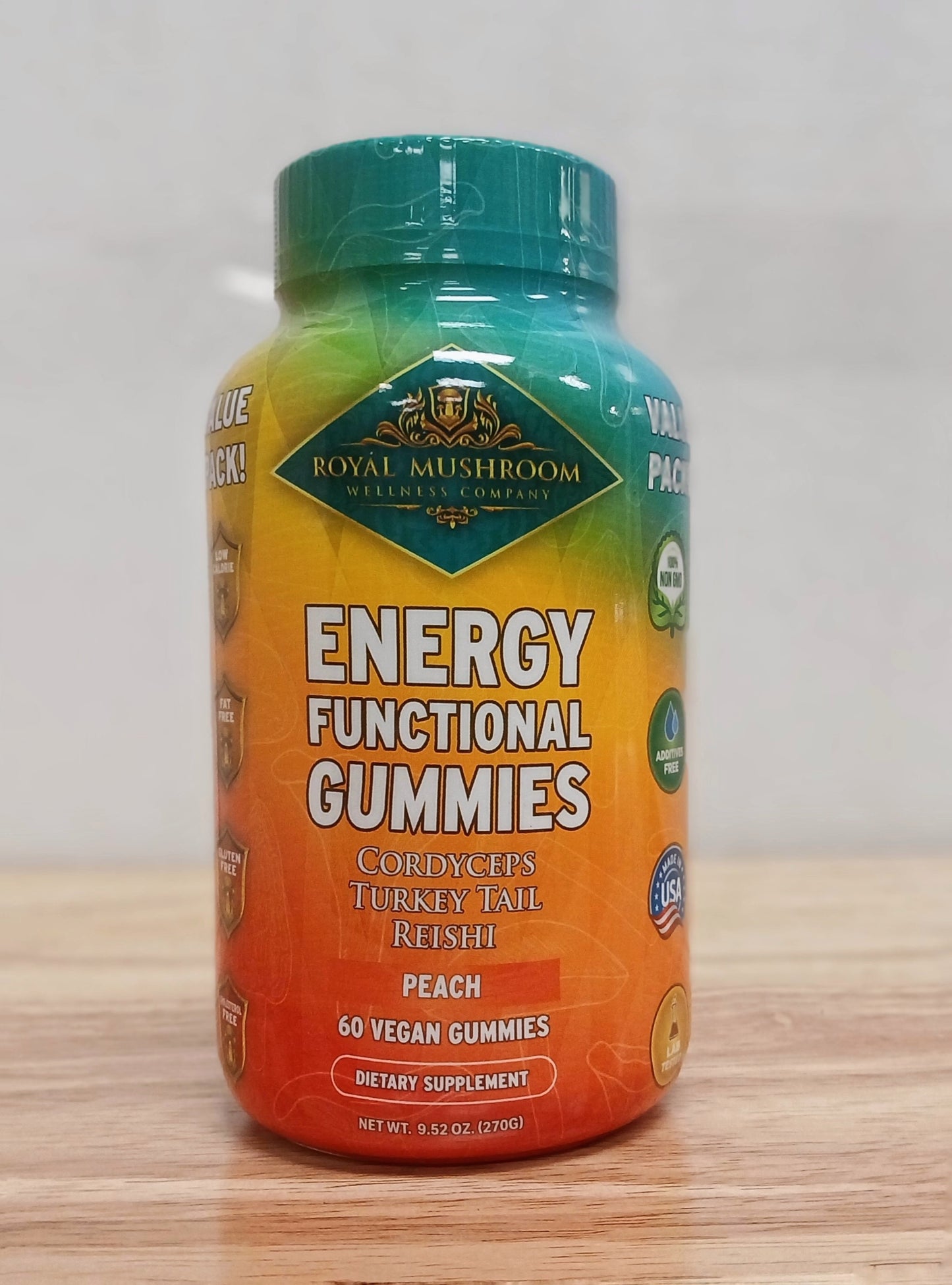 Royal Mushroom Gummies (Adult)- Energy