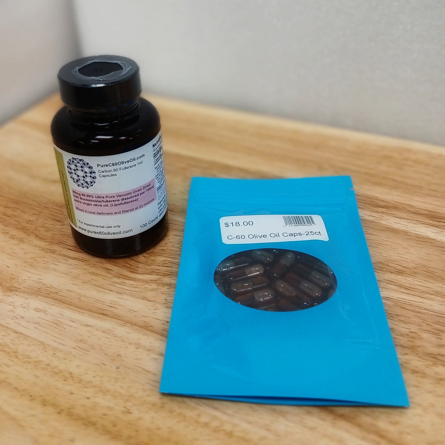Carbon 60 Capsules- Extra Virgin Olive Oil