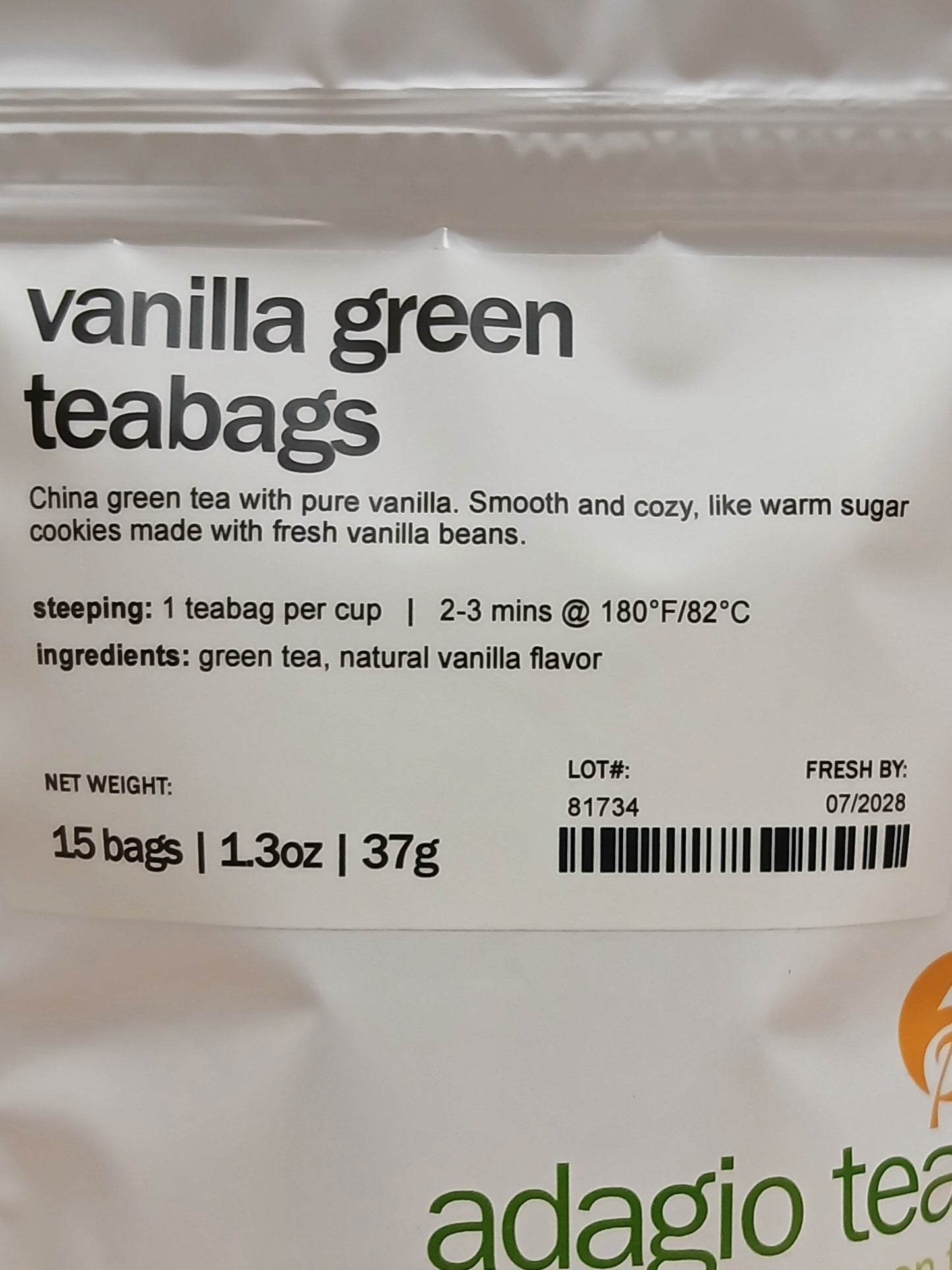Vanilla - Green Tea