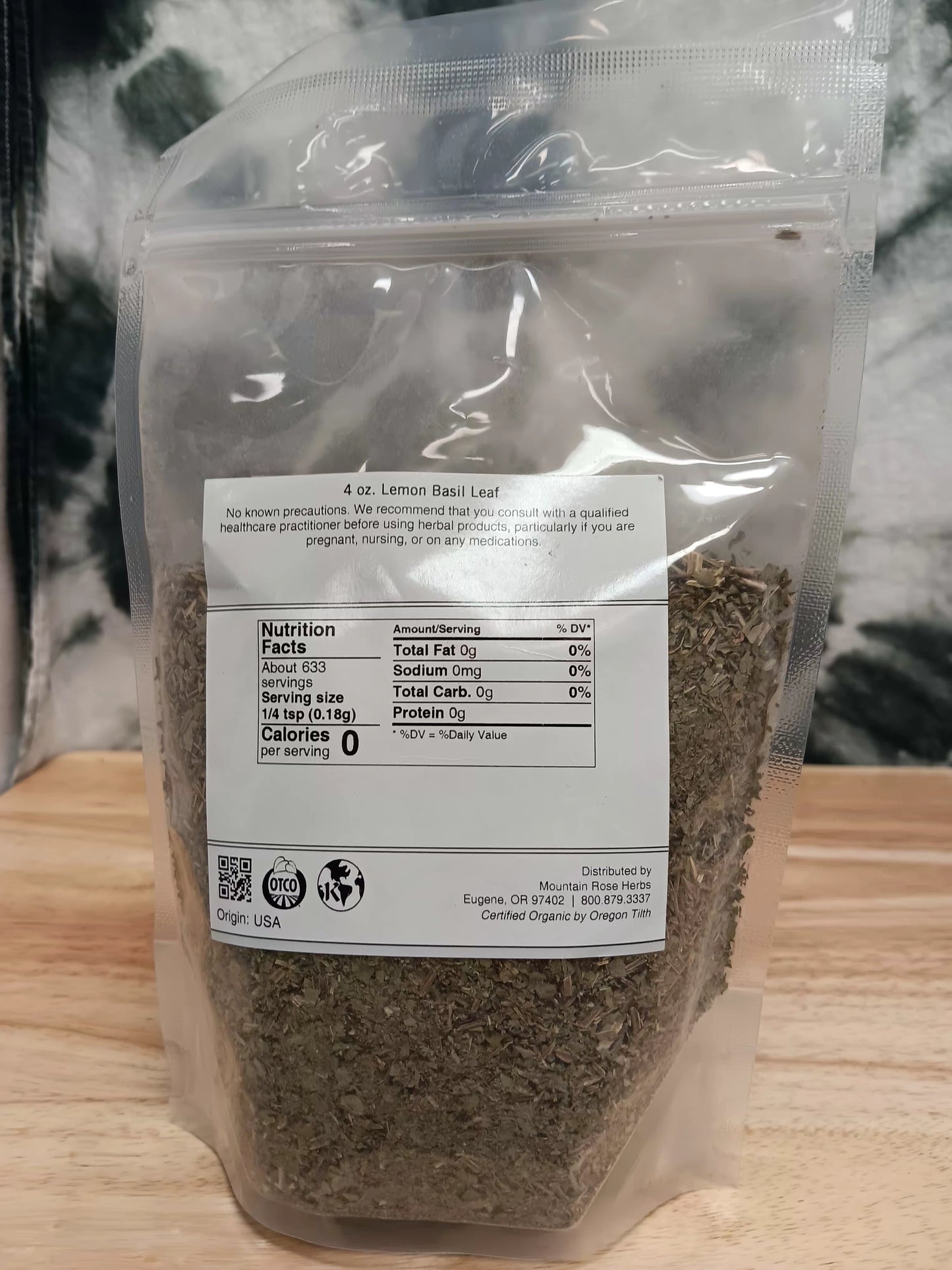 Organic Lemon Basil Leaf