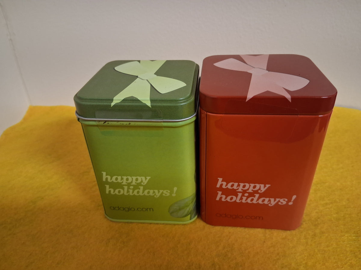 Adagio loose leaf black tea in tin can