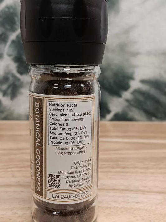 Organic Long Pepper Whole