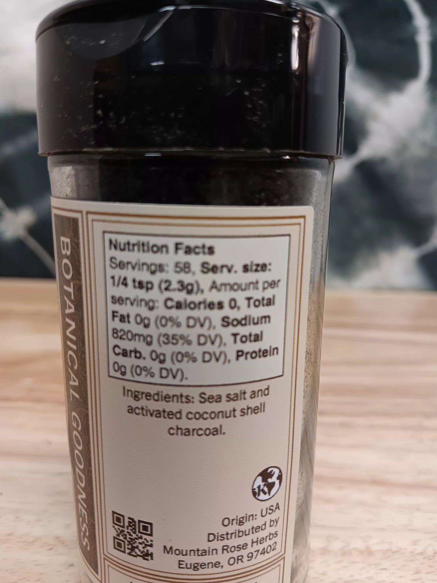 Black Lava Salt 4.7oz.