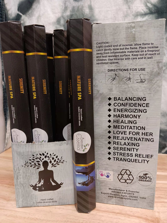 Nature Spa Incense Sticks - Relaxing & Refreshing