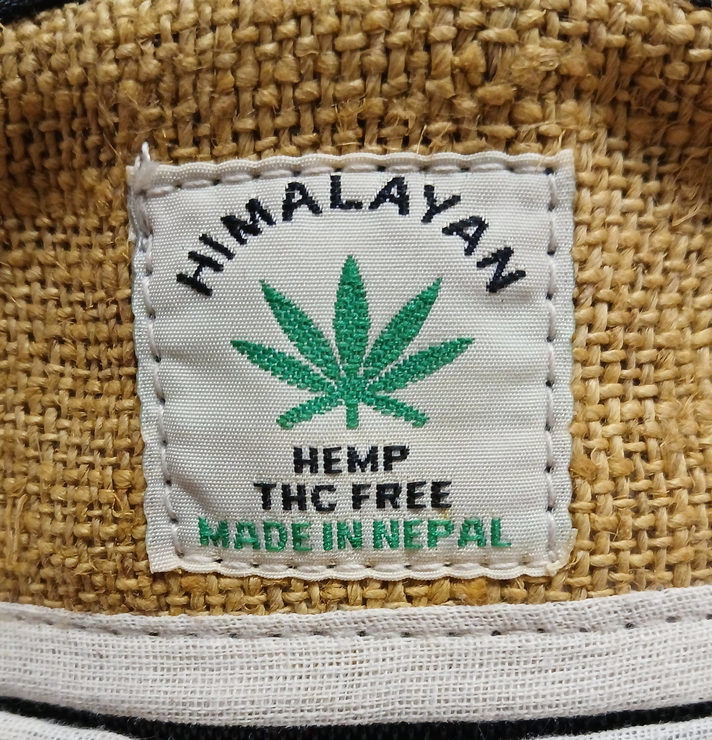 Medium Hemp Backpack- Golden Horizon
