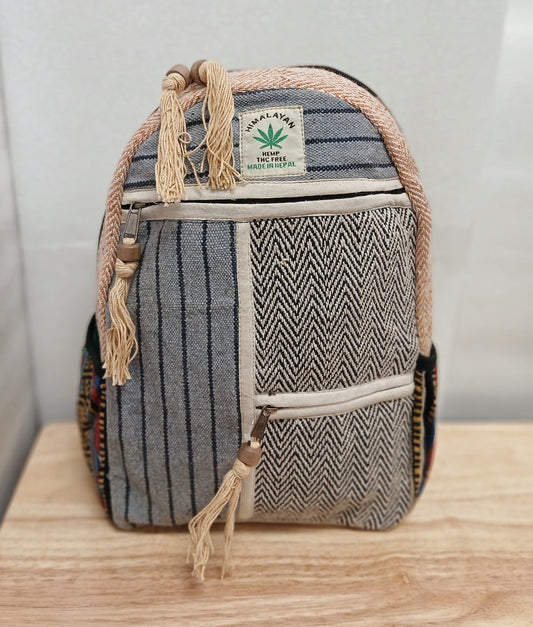 Medium Hemp Backpack- Desert Dusk