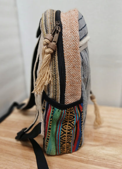 Medium Hemp Backpack- Desert Dusk