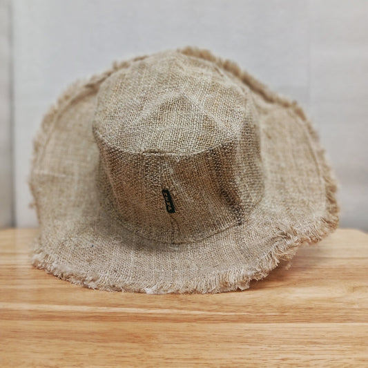 Natural Woven Hemp Bucket Hat