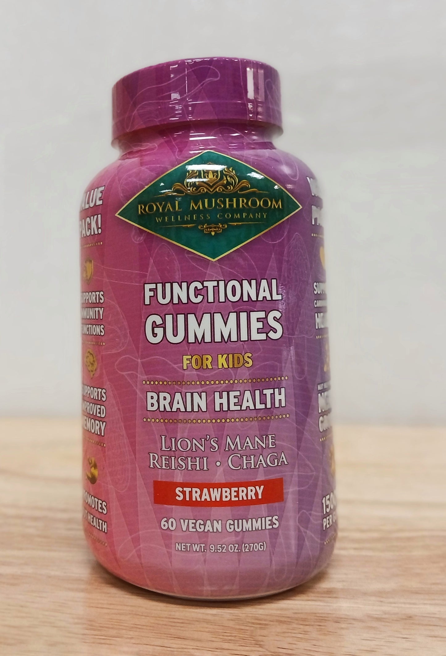 Royal Mushroom Gummies (Children)- Brain Health