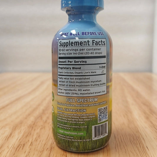 Royal Mushroom - Day Time Focus & Energy Tincture (2oz)