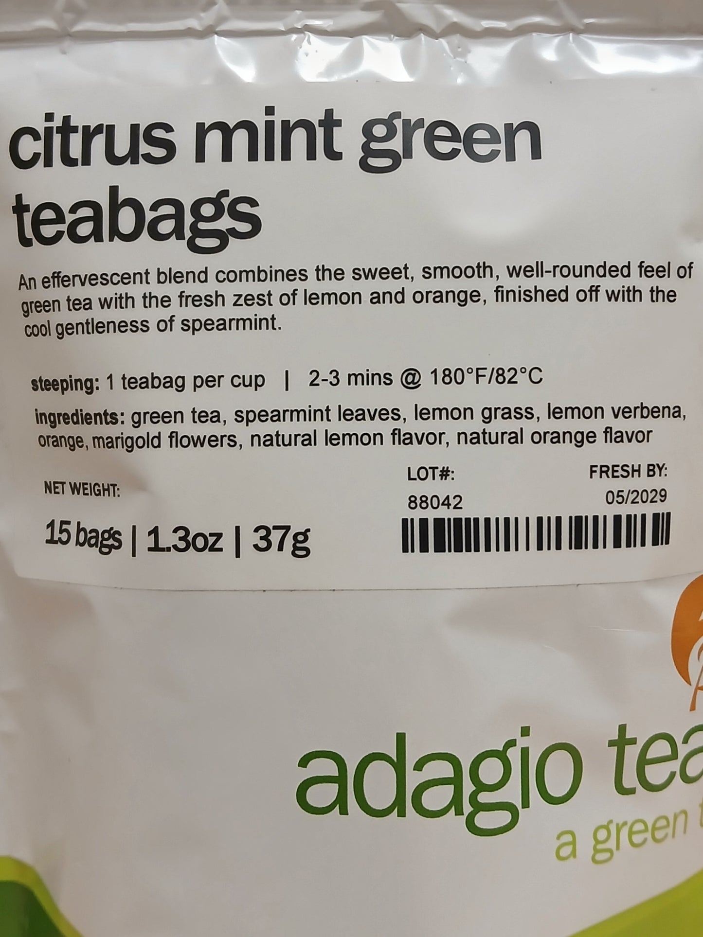 Citrus Mint - Green Tea