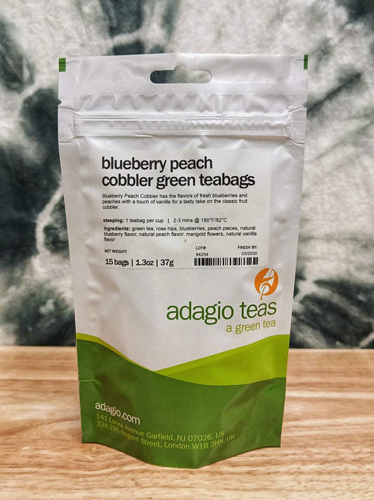 Blueberry Peach Cobbler - Green Tea