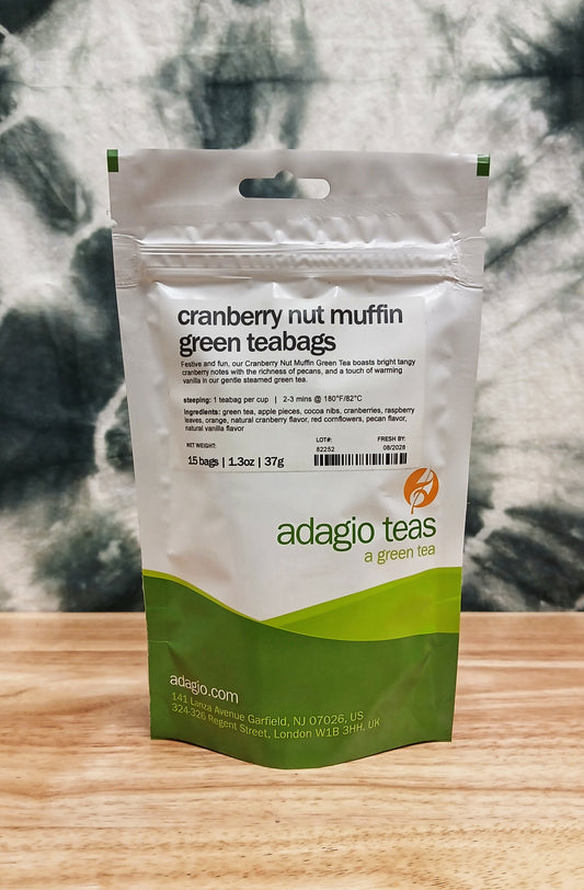 Cranberry Nut Muffin - Green Tea