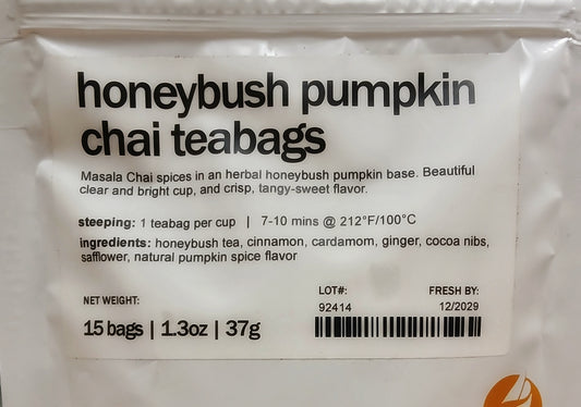Honeybush Pumpkin Chai - Herbal Tea