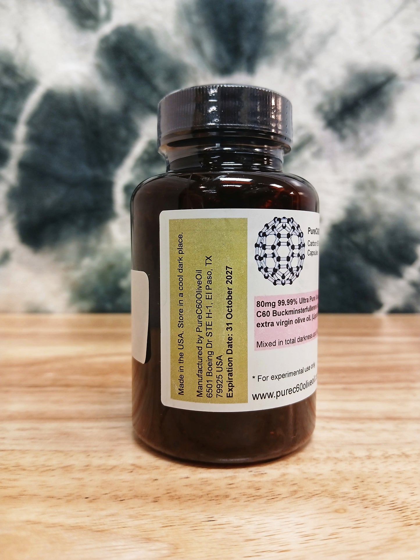 Carbon 60 Capsules- Extra Virgin Olive Oil