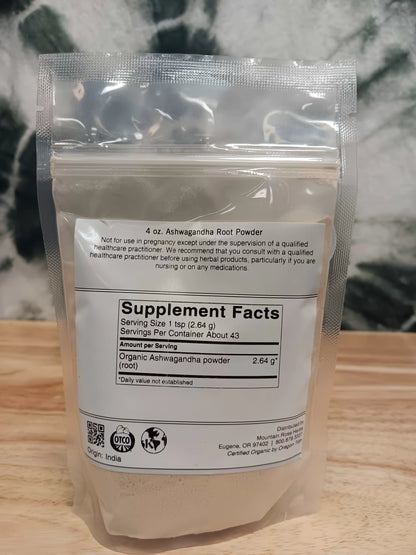 Organic Ashwagandha Root Powder