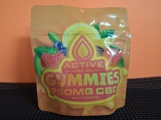 Active Cbd oil gummies 750mg CBD