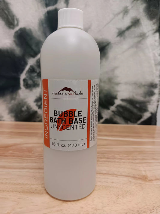 Bubble Bath Base - Unscented (16oz)