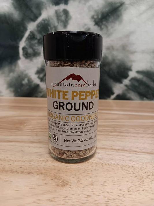 Organic White Pepper - Ground