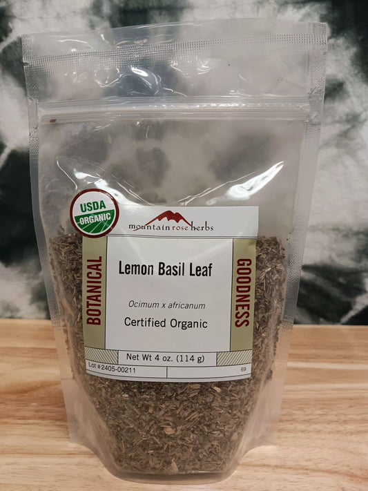Organic Lemon Basil Leaf
