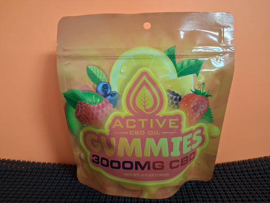 Active Cbd oil gummies 3000MG CBD