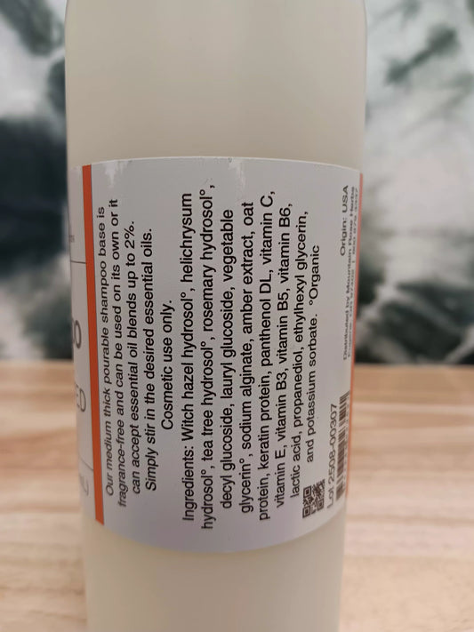 Shampoo Base - Unscented (16 oz)