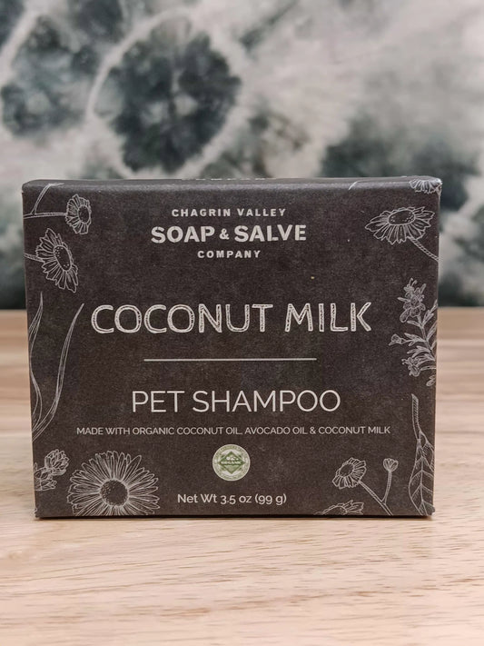 Coconut Milk Pet Shampoo (3.5 oz bar)