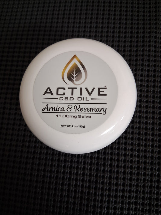 Active CBD 1100MG SALVE 4 OZ.(113G) Arnica&Rosemary
