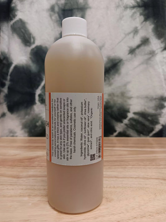 Body Wash Base - Unscented (16oz)