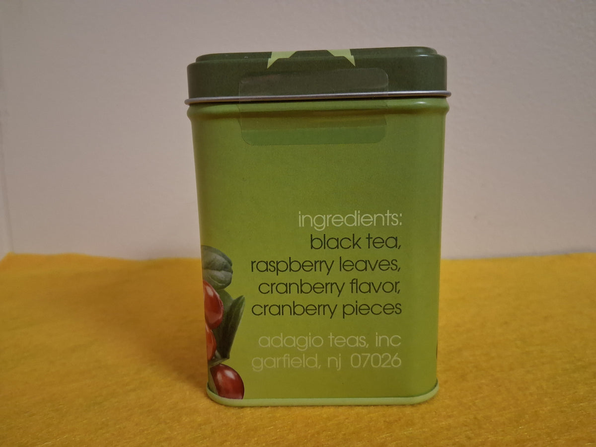 Adagio loose leaf black tea in tin can